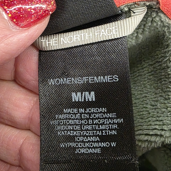 The North Face Softshell Full-Zip Jacket Gray/Green Medium - Picture 8 of 11